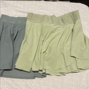 SET OF TWO LULULEMON SKORTS